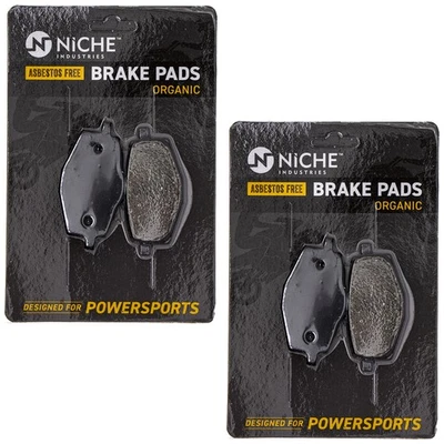 NICHE Brake Pad Set for Yamaha XT350 XT225 TTR225 Tri Z 250 Front Organic 2 Pack - Image 1 of 4