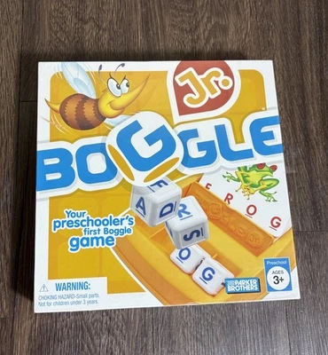 Boggle Jr. Board Game By Parker Brothers Hasbro Preschool Ages 3-6 New In Box - Image 1 of 4