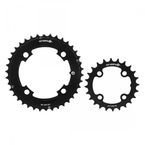 Origin8 Thruster Chainring Set 24/38t x 64/104 BCD 4-Bolt Aluminum Black - Picture 1 of 1