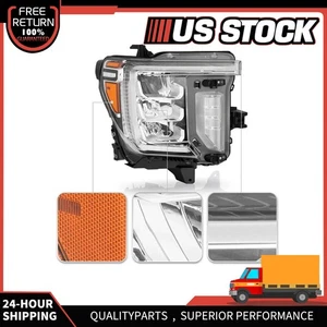 For 2020-2023 GMC Sierra 2500 3500 HD Full LED Headlight Passenger W/ Module - Picture 1 of 6