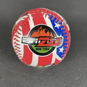 Pelota de béisbol coleccionable recuerdo bola fotográfica Disney ESPN The Zone New York NYC - Imagen 1 de 6