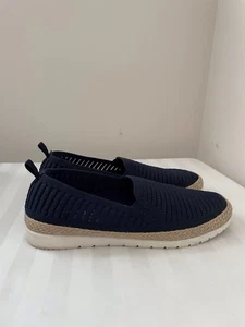 Alpargata informal Bobs de Skechers 113245 azul marino de espuma viscoelástica talla 7 - Imagen 1 de 7