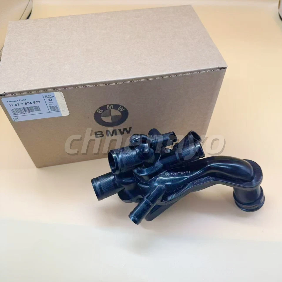 Thermostat Assembly w/ Housing Sensor For Mini Cooper 2007-2013 1.6L 11537534521 Foto 1 de 4