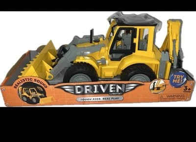 Driven by Battat Midrange Backhoe Loader - with Realistic Sound! - Image 1 of 4