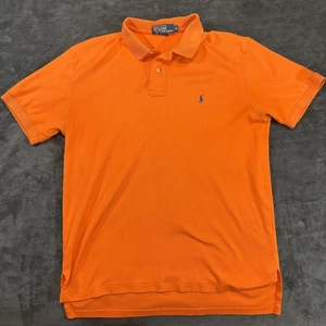 Polo Ralph Lauren Polo Shirt Mens Medium Classic Fit Golf Blue Pony - Picture 1 of 7