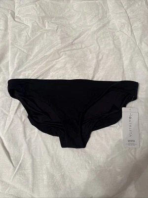 NWT Athleta Clean Medium Bottom Black Bikini Swim Bottom Mid Rise 383979 Size XL - Image 1 of 4