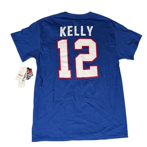 Buffalo Bills Jim Kelly #12 NFL Hall of Fame T-Shirt Mens Medium - Picture 1 of 10