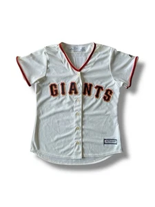 Maglia San Francisco Giants Brandon Crawford #35 Majestic Cool Base da donna M - Foto 1 di 20