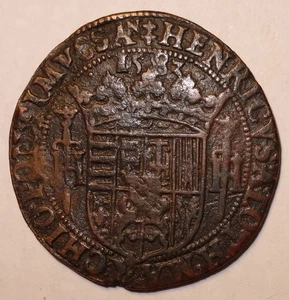 Jeton Henri II de Lorraine 1583 !! - Picture 1 of 2