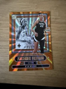 Franquicia Donruss WNBA A’Ja Wilson 2025 cuenta con fuegos artificiales verdes/399 ases #11 - Imagen 1 de 2