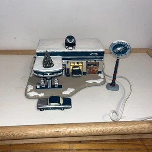 Vintage Hawthorne Village NFL Philadelphia Eagles Service Station Gas - Bild 1 von 8