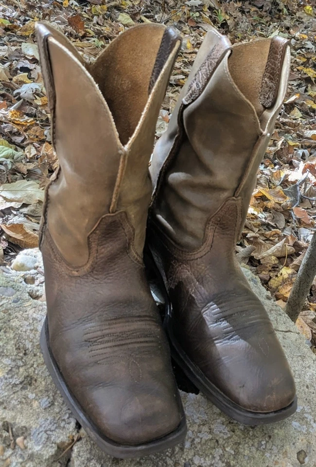 Ariat Rambler Marrón Puntera Cuadrada 10002317 (35829) Botas de Vaquero del Oeste para Hombres 11D Foto 1 de 4