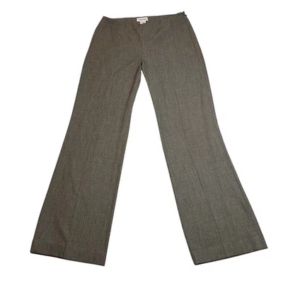 Calvin Klein Mid Rise Boot Cut Trouser Pants Size 4 Office Career Professional - Image 1 of 4