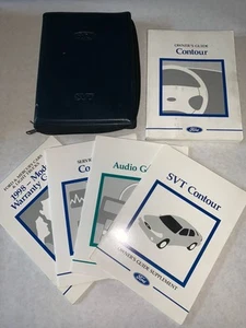 1998 FORD SVT CONTOUR SVT OWNERS MANUAL GUIDE SUPPLEMENT BOOKLET SET RARE - Picture 1 of 10