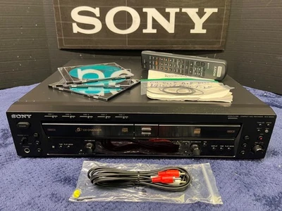_-SERVICED & GUARANTEED-_ Sony RCD-W500C CD Recorder + 5 CD changer w/ Remote - Image 1 of 4