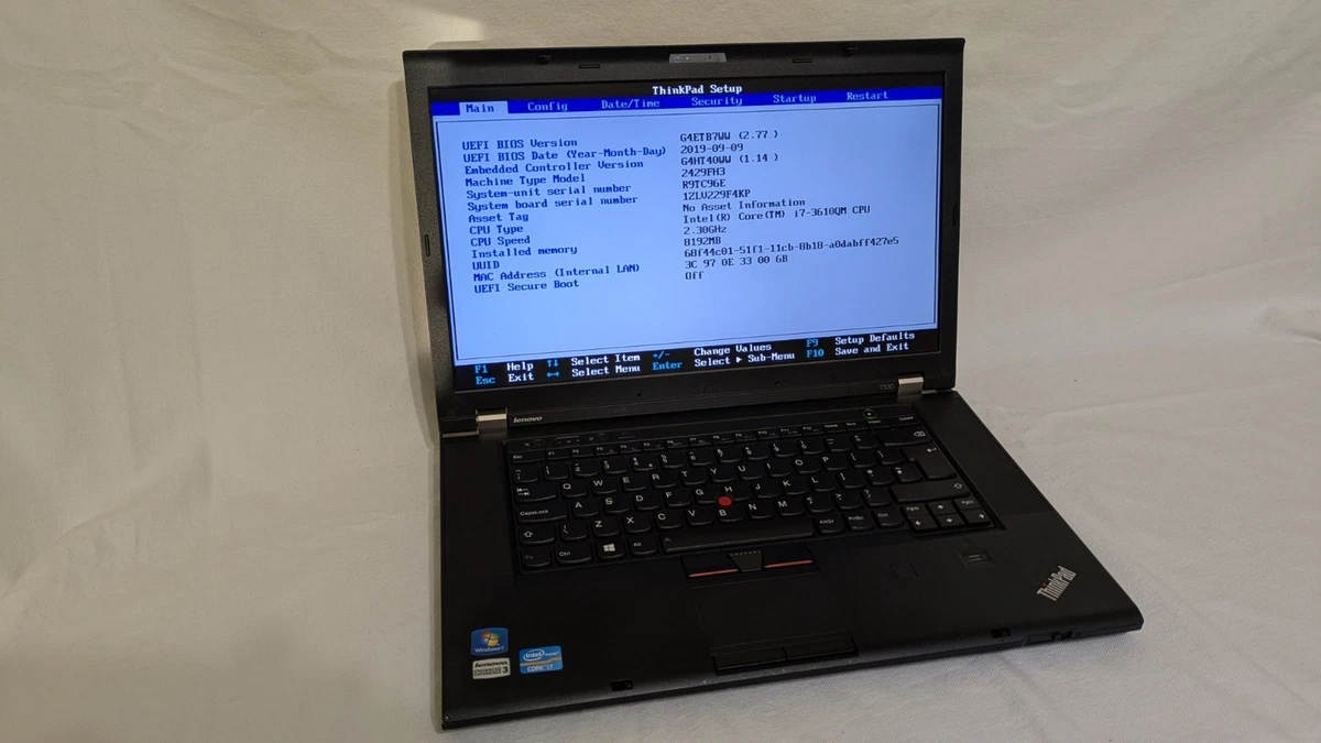 Lenovo ThinkPad T530 Intel Core i7 3rd Gen. PC Laptops & Netbooks