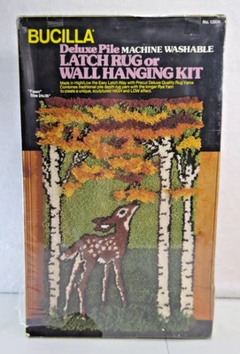 Kit de trava/parede Bucilla "Fawn" # 12856, novo, acabamento 24"x36", raro! - Imagem 1 de 4