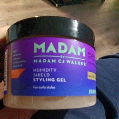 Gel de peinado protector de humedad Madam by Madam CJ Walker para estilos rizados 10 oz Foto 1 de 2