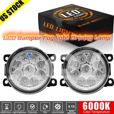 For Ram ProMaster City 2015-2022 Super bright LED Fog Light Front Bumper lamps Foto 1 de 4