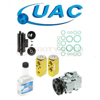 UAC AC Compressor & Component Kit for 2001-2002 Kia Magentis - Heating Air kh Foto 1 de 4