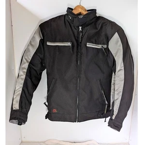 DG Ladies Motorbike Jacket - Polyester- Thermal Lining - UK S- Excellent - Black - Picture 1 of 9