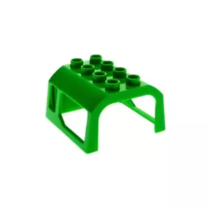 1X Lego Duplo Train Attachment 2X4 Light Green Cabin Roof E-Lok 4527237 51546 - Picture 1 of 1