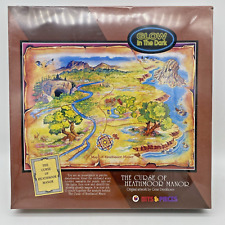 Bits and Pieces The Curse of Heathmoor Manor 1000 Piece Jigsaw Puzzle Map Glow