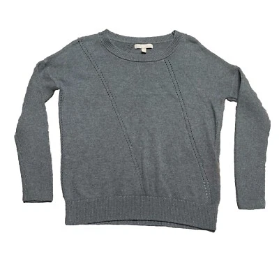 Suéter Banana Republic para mujer talla XS gris cuello redondo Foto 1 de 4