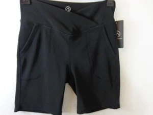 Move Theology Trainingsshorts Damen L schwarz Stretch sportlich neu mit Etikett - Bild 1 von 10