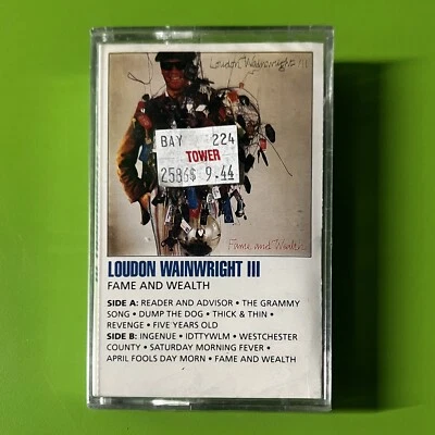 Loudon Wainwright III - Fame And Wealth Cassette Rounder SEALED Country Folk New Foto 1 de 3