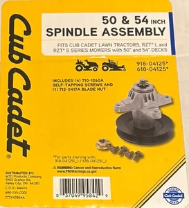 Brand New Sealed Cub Cadet 490-130-C001 Spindle Assembly Fits 50 & 54 in. - Picture 1 of 1