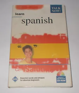 LEARN SPANISH TALK NOW CORSO SPAGNOLO PRINCIPIANTI CD-ROM PC E MAC 1997 EUROTALK - Picture 1 of 7