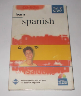 LEARN SPANISH TALK NOW CORSO SPAGNOLO PRINCIPIANTI CD-ROM PC E MAC 1997 EUROTALK - Image 1 of 4