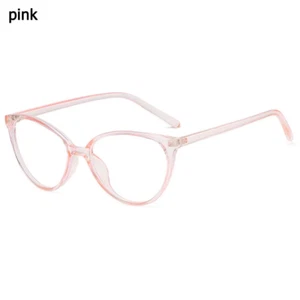 Women anti Blue Rays Glasses Fashion Cat Eye Computer Goggles Big Frame Eyeglass - Picture 1 of 12