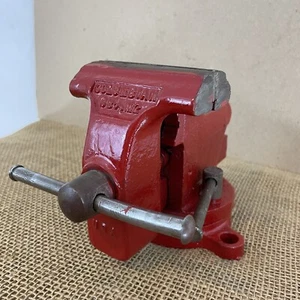 Columbian 3 1/2" M2 No 63-3 Swivel Mount Anvil Bench Vise - Picture 1 of 9