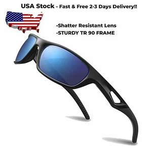 Polarized Sport Sunglasses Men and Women Fishing Sunglasses - Picture 1 of 24