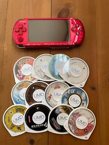 Sony PSP-3000 Console Select Color w/Charger + new battery + random 3 games
