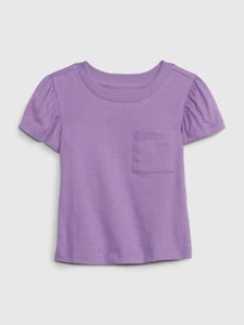 NEW $17 GAP Toddler Girls Flutter Sleeve Pocket T-Shirt Various Sizes/Colors - Picture 1 of 8