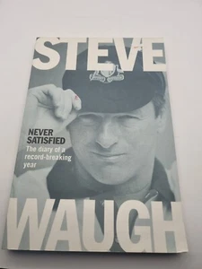 Never Satisfied: Diary of a Record-breaking Year by Steve Waugh (Paperback, 2000 - Picture 1 of 7