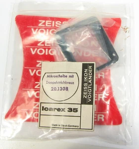 Screen - Clear Glass with Crosshair - for Zeiss Icarex 35 20.1308- Unused - Picture 1 of 5