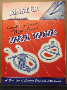 Vintage Handelskatalog Master Vibrator Co Betonrüttler Dayton OH 19A 20C 4A 2 - Bild 1 von 5