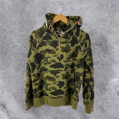 A BATHING APE (BAPE) A BATHING APE Parka Taglia M Cotone Grn Camouflage 001Ppd801011X Uomo #DL 17B