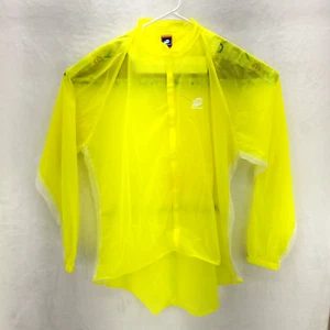 PERFORMANCE TECHNICAL WEAR Neon PVC BIKE CYCLING RAIN JACKET MENS XL - Picture 1 of 7