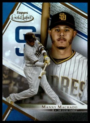 2021 Topps Gold Label Class 1 Manny Machado 058/150 San Diego Padres #25 R59 - Image 1 of 2