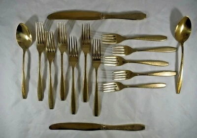 15 piezas de oro bruñido Dirilyte Toscana Foto 1 de 4