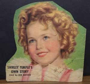 1930er Shirley Temple Autogramm auf abgeschnittenem Magazincover - selten! - Bild 1 von 3