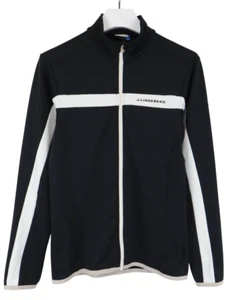 J.LINDEBERG Sweatshirt Women's MEDIUM Sporty Full Zip Stretch Logo - Imagen 1 de 12