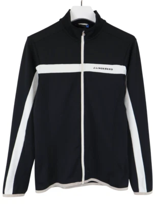 J. Lindeberg Sudadera Mujer Mediano Deportivo Cremallera Completa Elástico Logo - Imagen 1 de 4