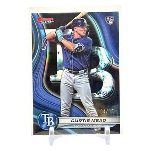 Bowman's Best Curtis Mead Black Refractor 2024/10 RC #64 Rays SSP - Imagen 1 de 2