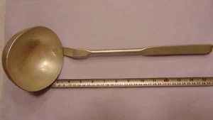 VINTAGE LARGE 1 3/4 CUP ALUMINIUM LADLE (WWII ?) GERMANY 12 NICE!! - Picture 1 of 5